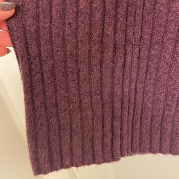 Loft Ribbed Mini Sweater Skirt - Picture 4 of 5